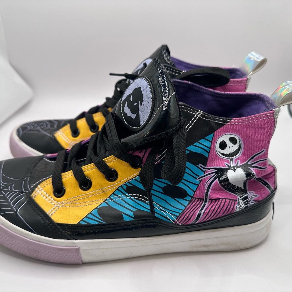 Disney Nightmare Before Christmas High Top Sneakers Jack & Sally 7.5 men 9 women